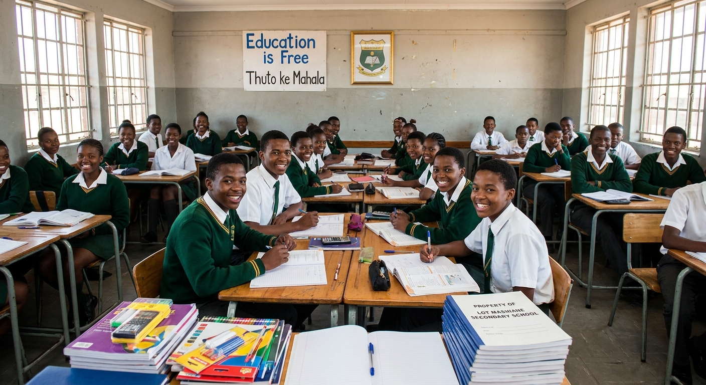 No Fee Education at Lot Mashiane Secondary School