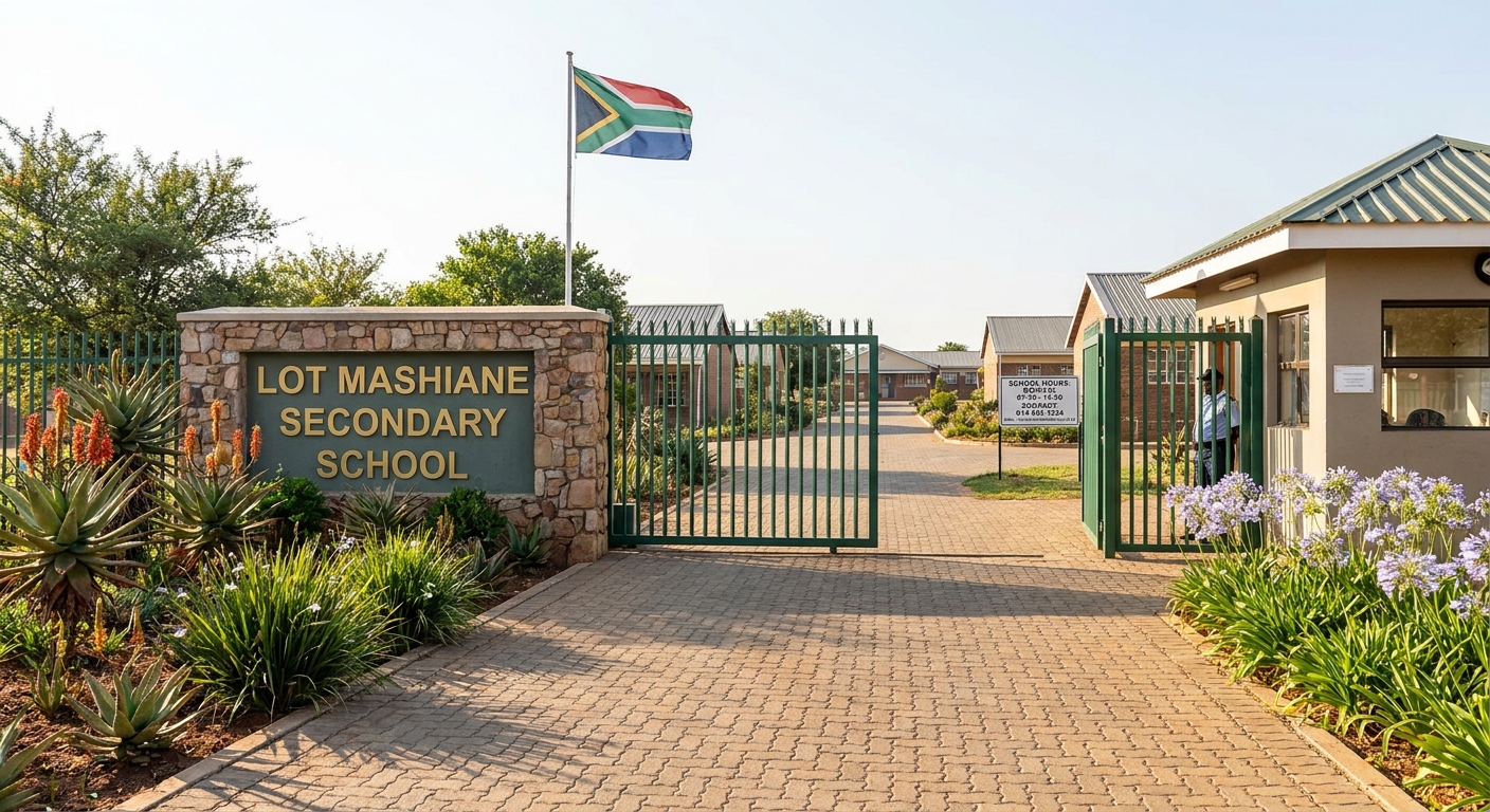 Entrance to Lot Mashiane Secondary School