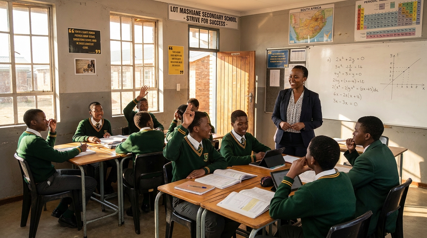Students Engaged in Classroom Learning