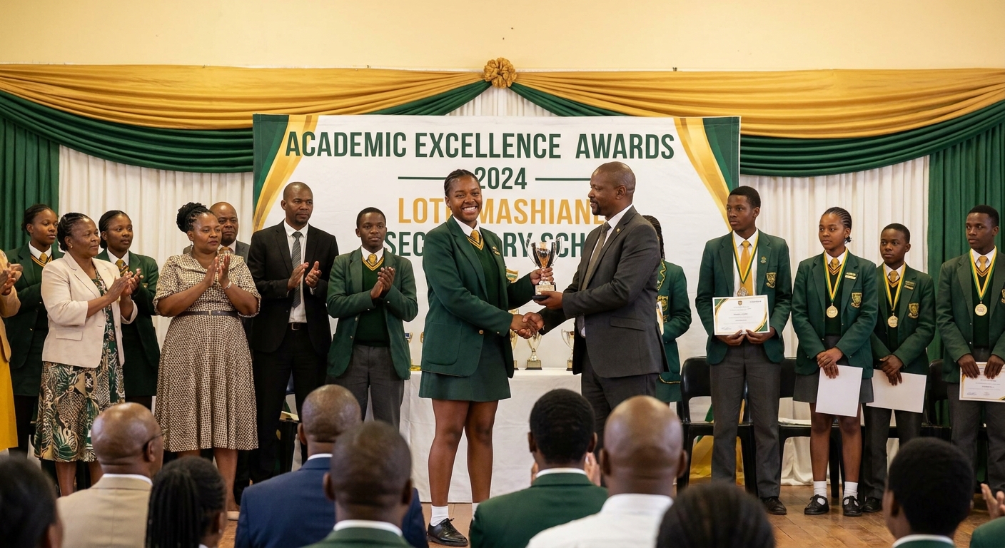 Awards Ceremony at Lot Mashiane Secondary School