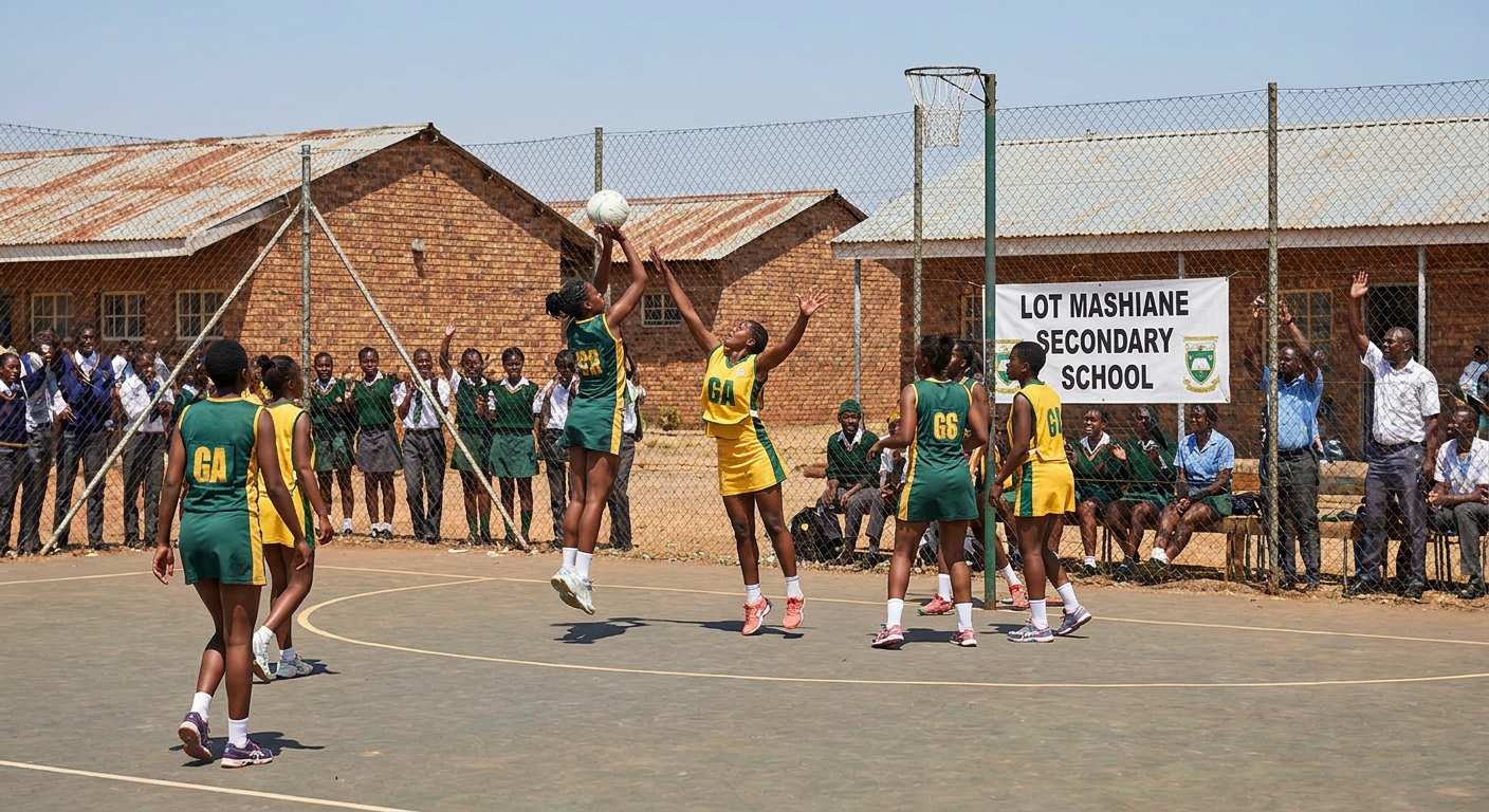 Netball Team at Lot Mashiane Secondary School