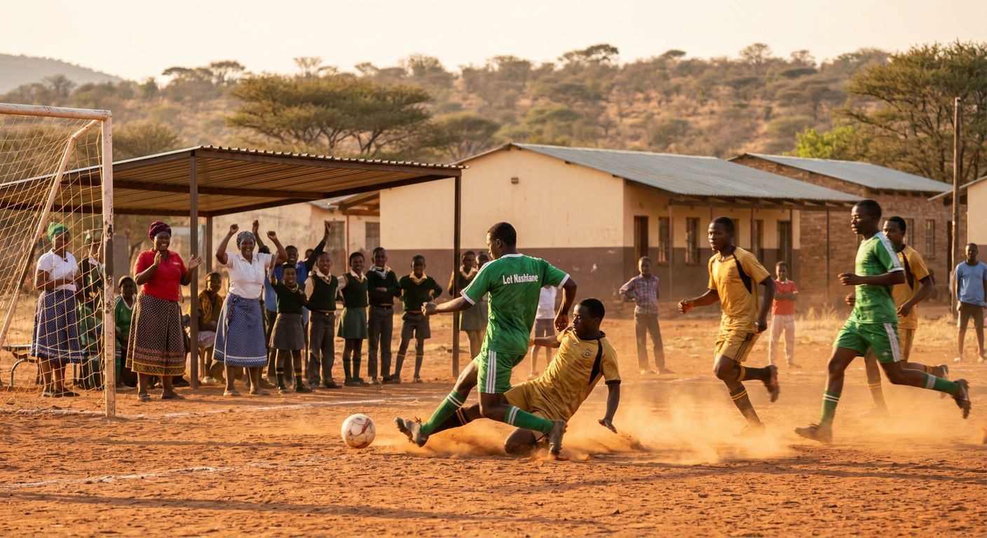 Soccer Match at Lot Mashiane Secondary School